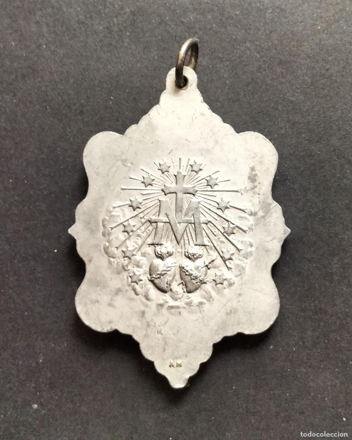 Antig&uuml;edades: GRAN MEDALLA VIRGEN DE LA MILAGROSA. - Foto 2