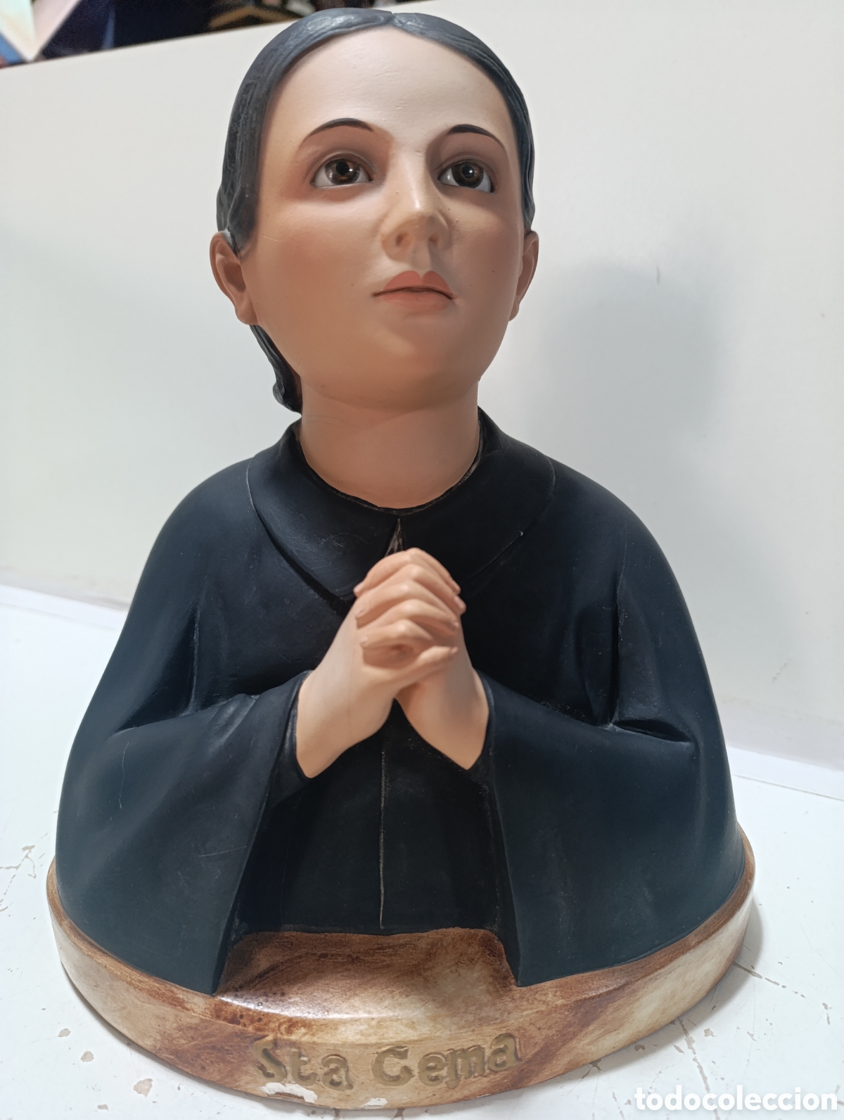 Antig&uuml;edades: Busto Santa Gema Galgani - Foto 1