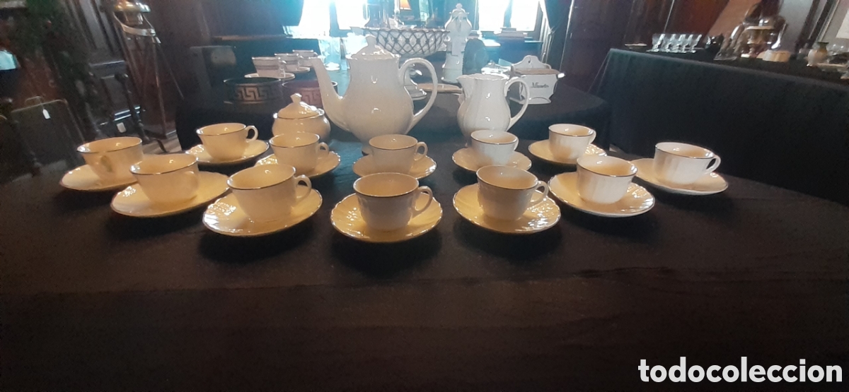 Antig&uuml;edades: Juego de Cafe San Claudio - Foto 1