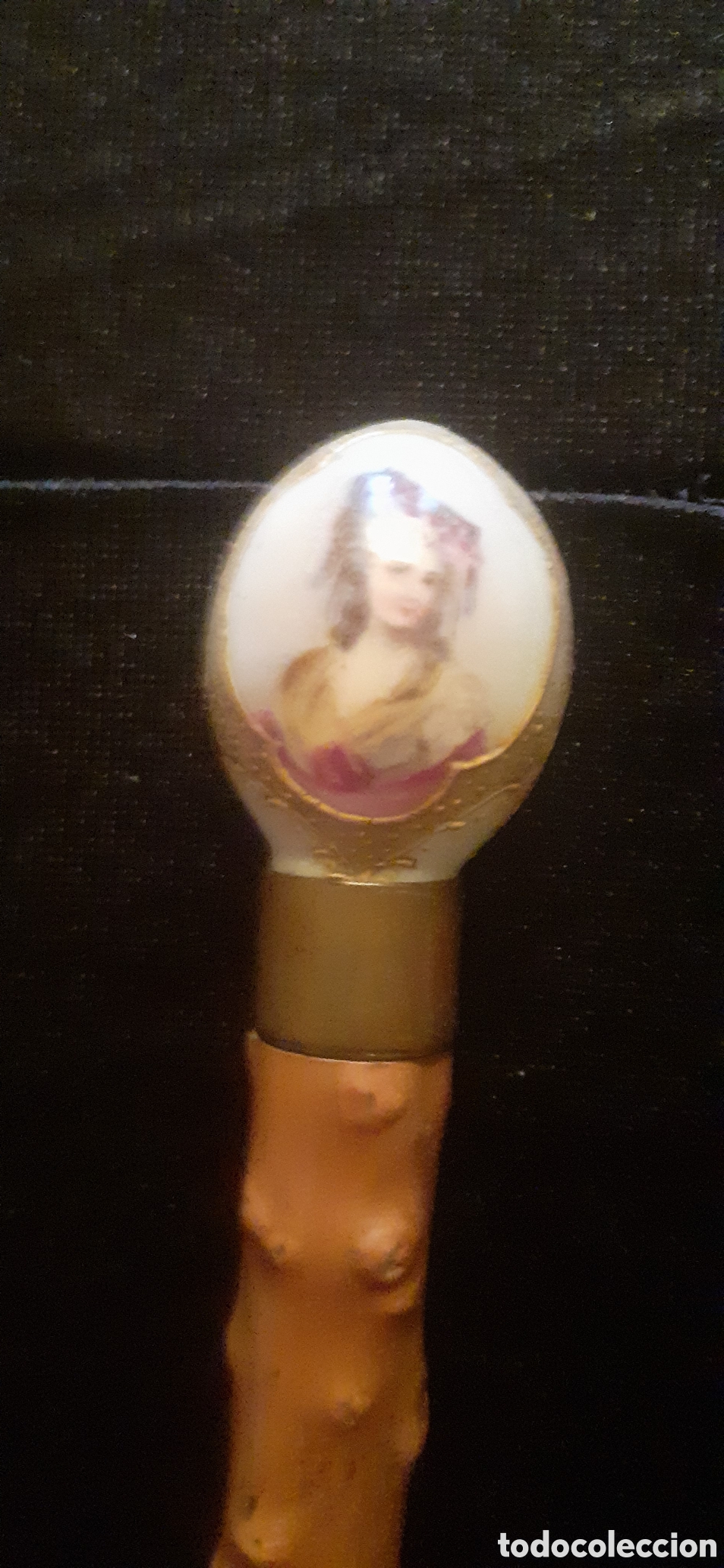 Antig&uuml;edades: Mango Sombrilla y Porcelana - Foto 2