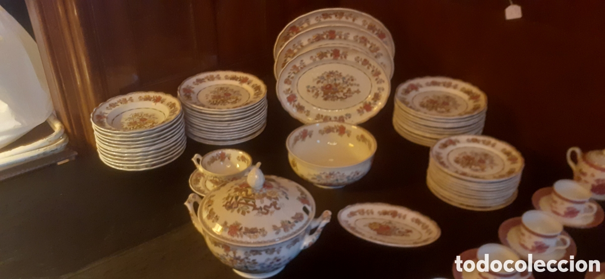 Antig&uuml;edades: Vajilla San Claudio 72 piezas - Foto 1