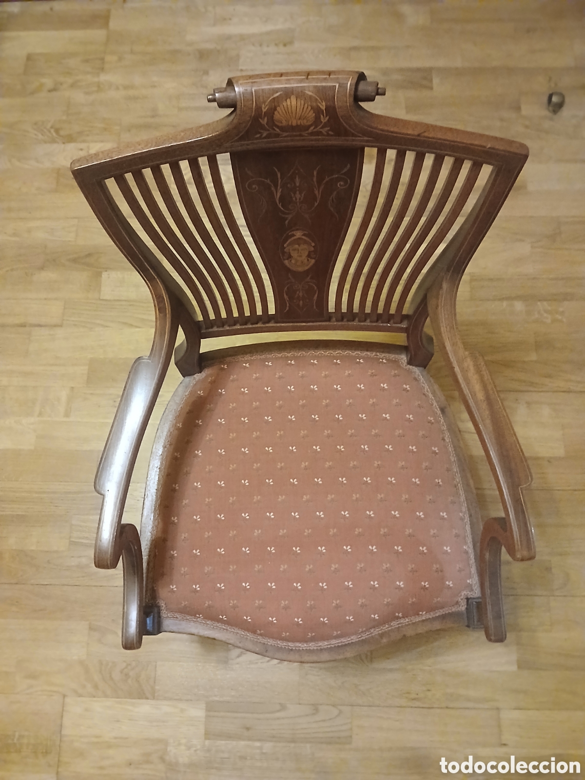 Antig&uuml;edades: Antigo silla de Escritorio - Foto 2