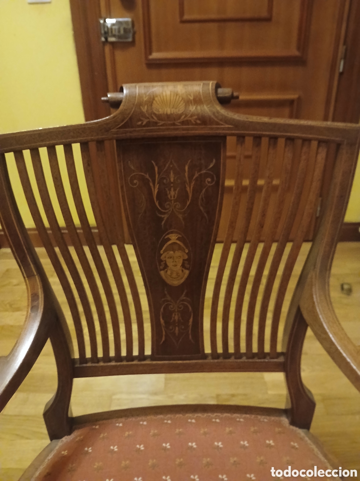 Antig&uuml;edades: Antigo silla de Escritorio - Foto 3