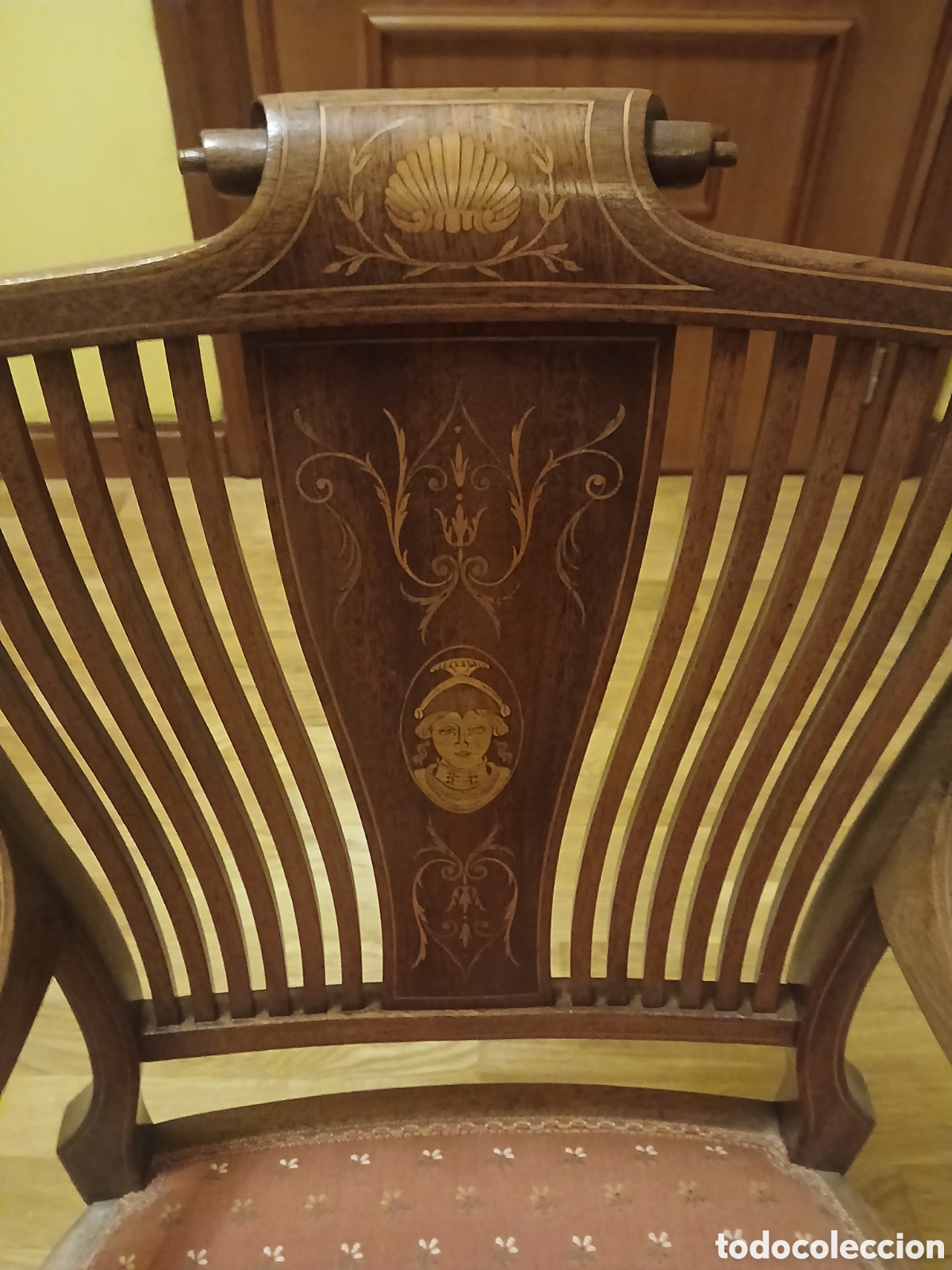 Antig&uuml;edades: Antigo silla de Escritorio - Foto 4