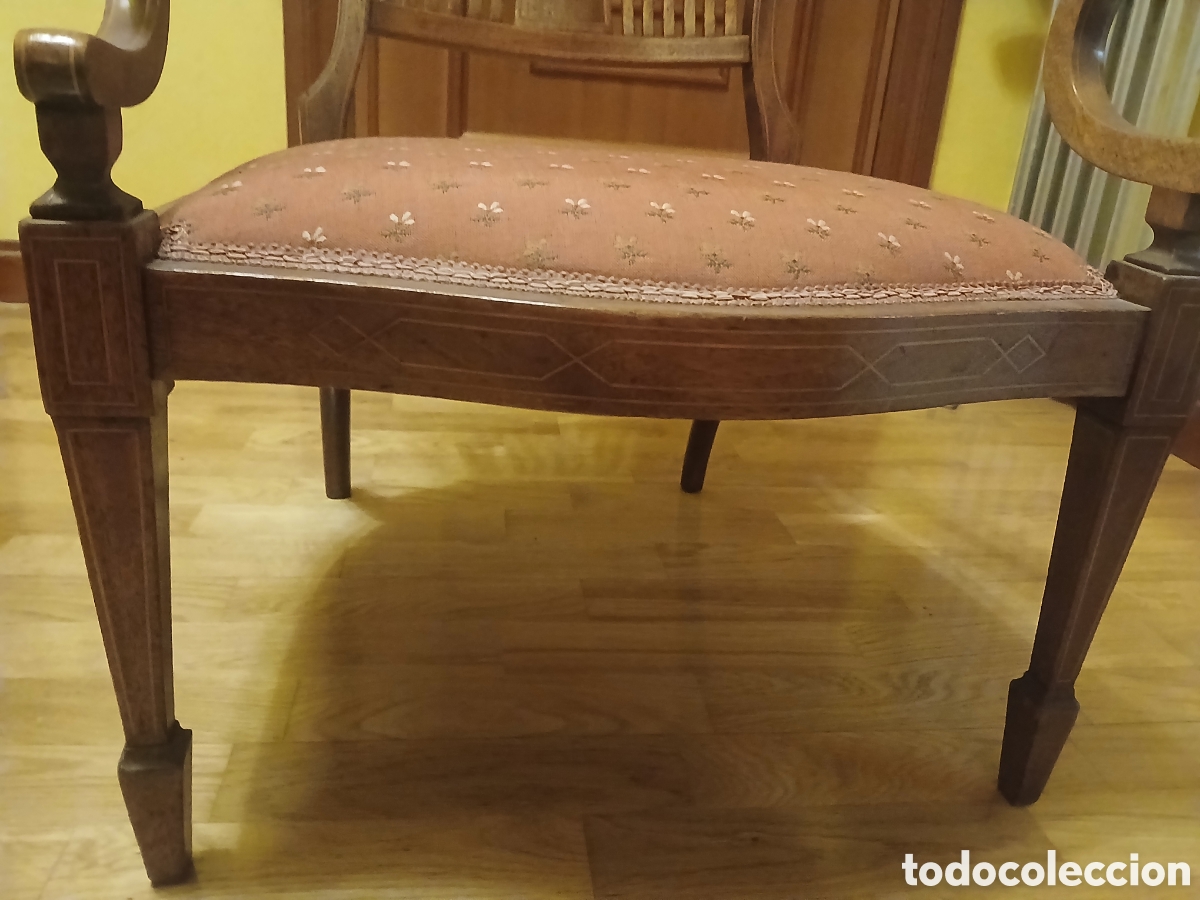 Antig&uuml;edades: Antigo silla de Escritorio - Foto 7