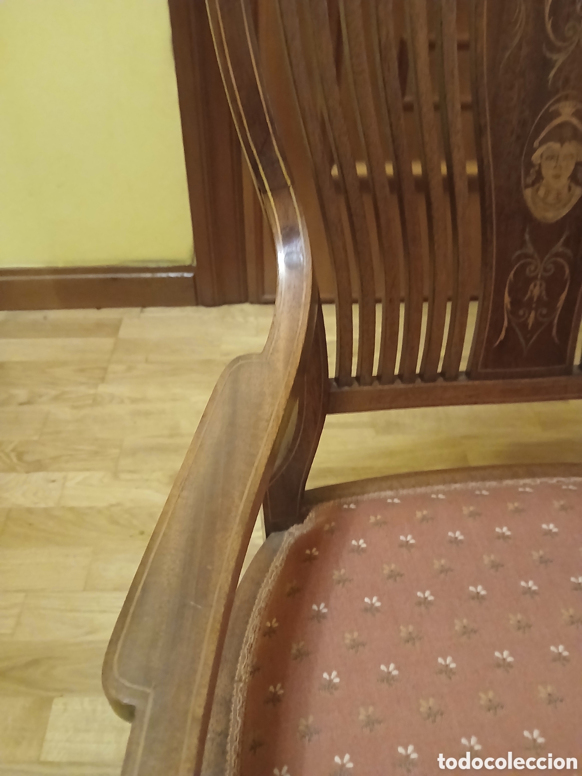 Antig&uuml;edades: Antigo silla de Escritorio - Foto 9