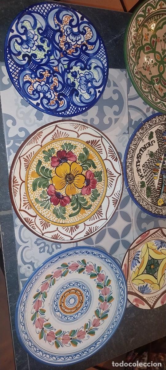 Antig&uuml;edades: Platos pintados a mano - Foto 2