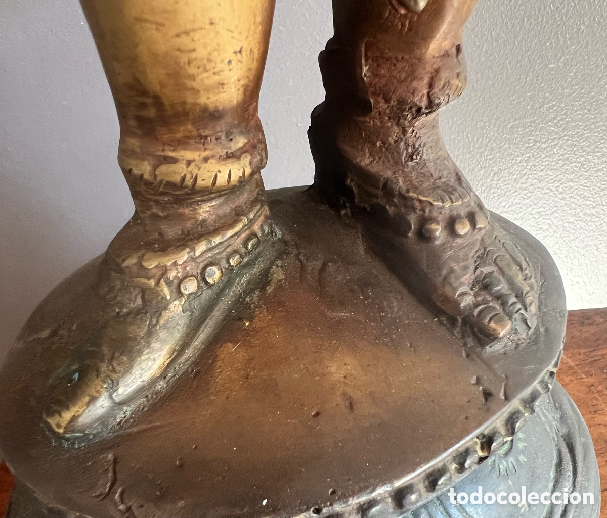 Antig&uuml;edades: Estatua de la diosa Parvati - bronce macizo - Foto 8