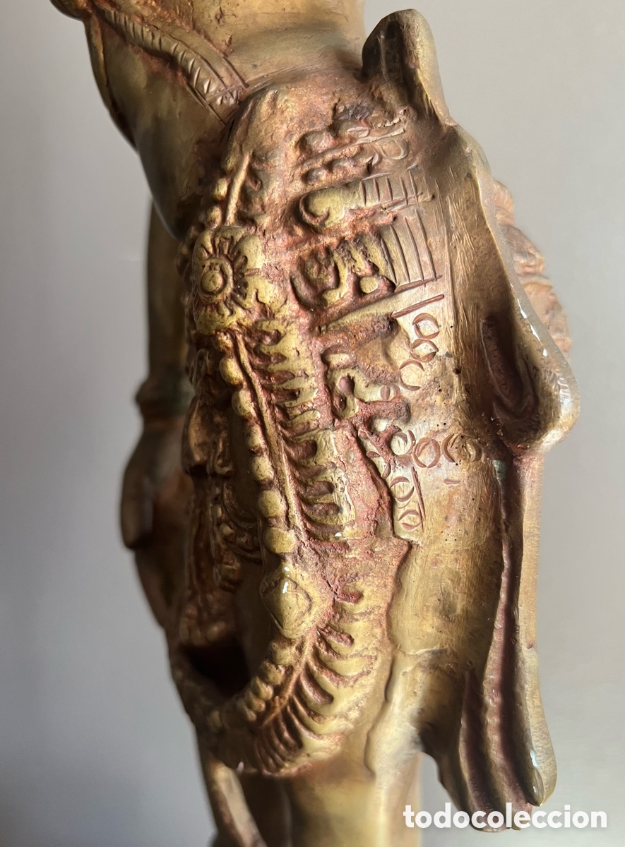 Antig&uuml;edades: Estatua de la diosa Parvati - bronce macizo - Foto 12