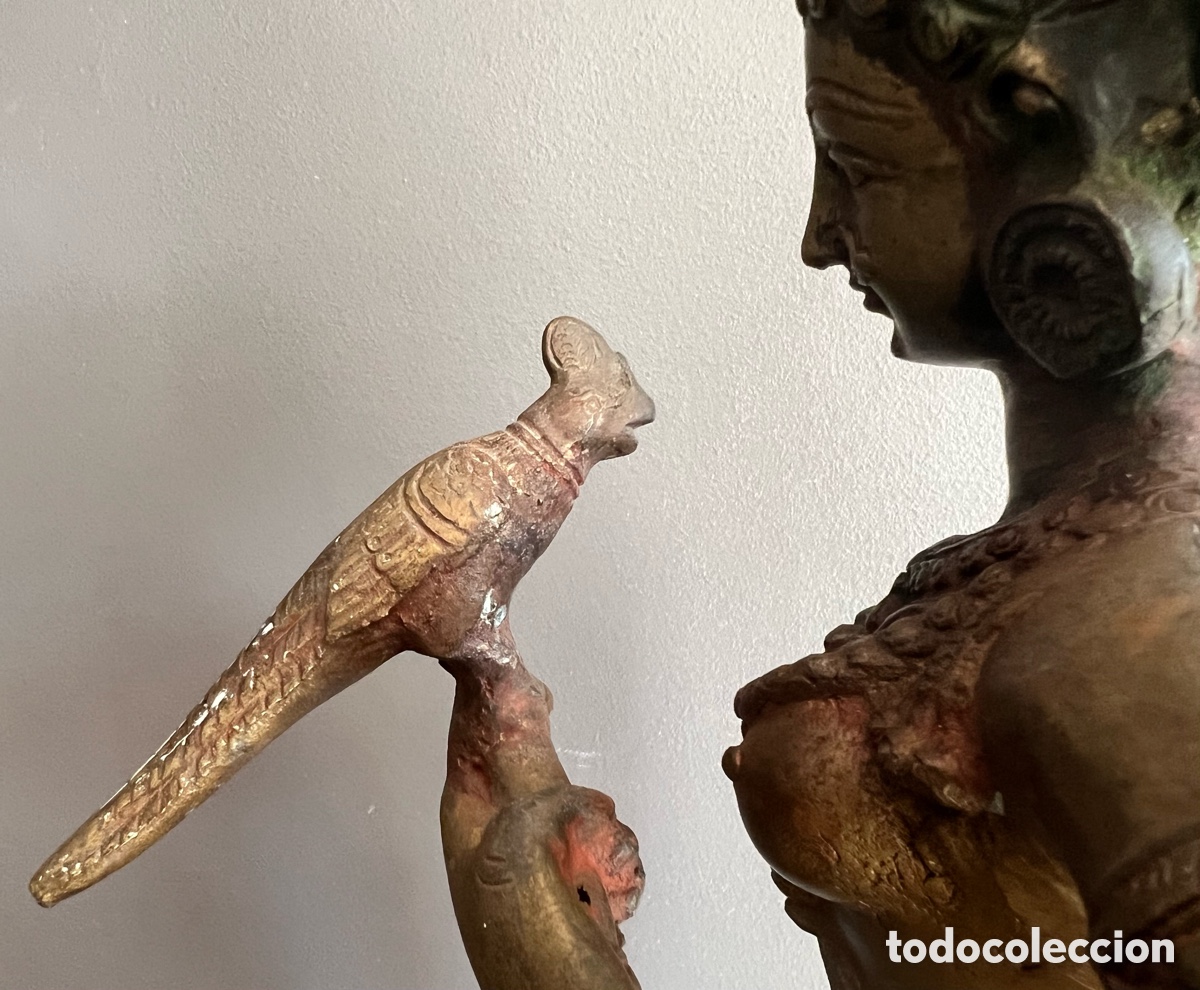 Antig&uuml;edades: Estatua de la diosa Parvati - bronce macizo - Foto 16