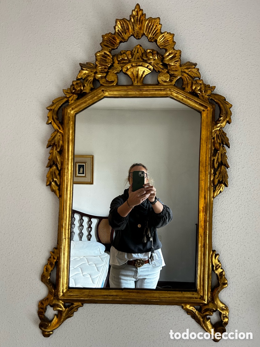 Antig&uuml;edades: Espejo estilo Luis XV - Foto 3