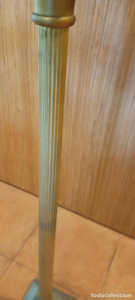 Antig&uuml;edades: Columna Portavelas en Bronce - Foto 5