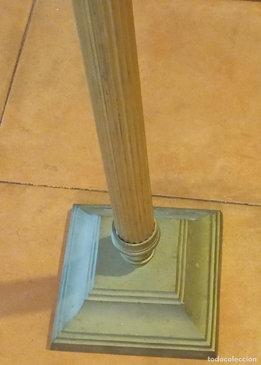 Antig&uuml;edades: Columna Portavelas en Bronce - Foto 6
