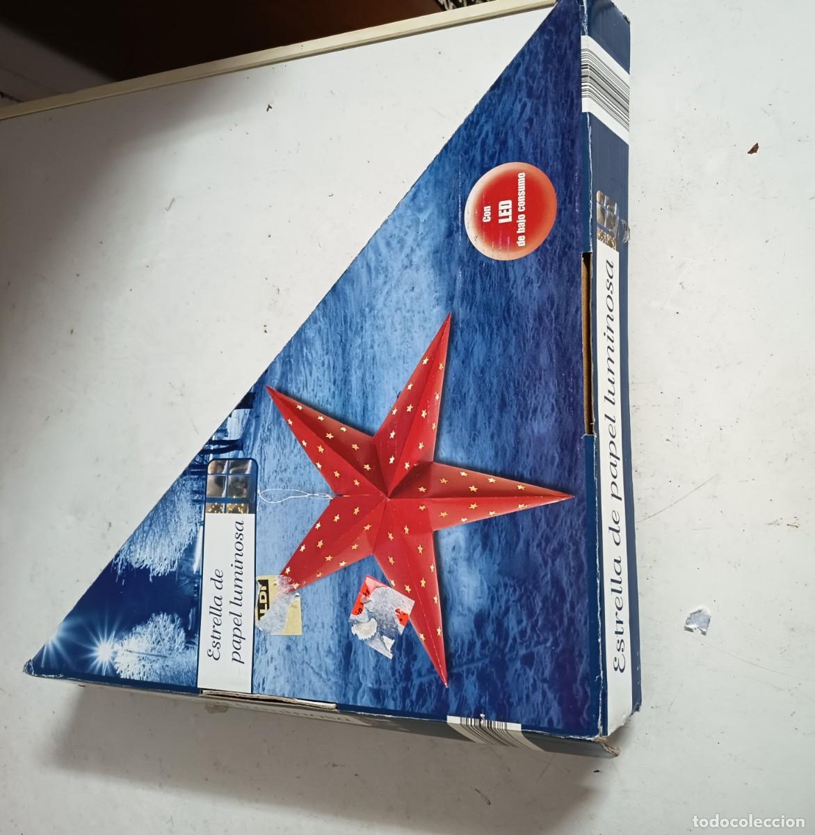 Antig&uuml;edades: Estrella de papel luminosa - Foto 5
