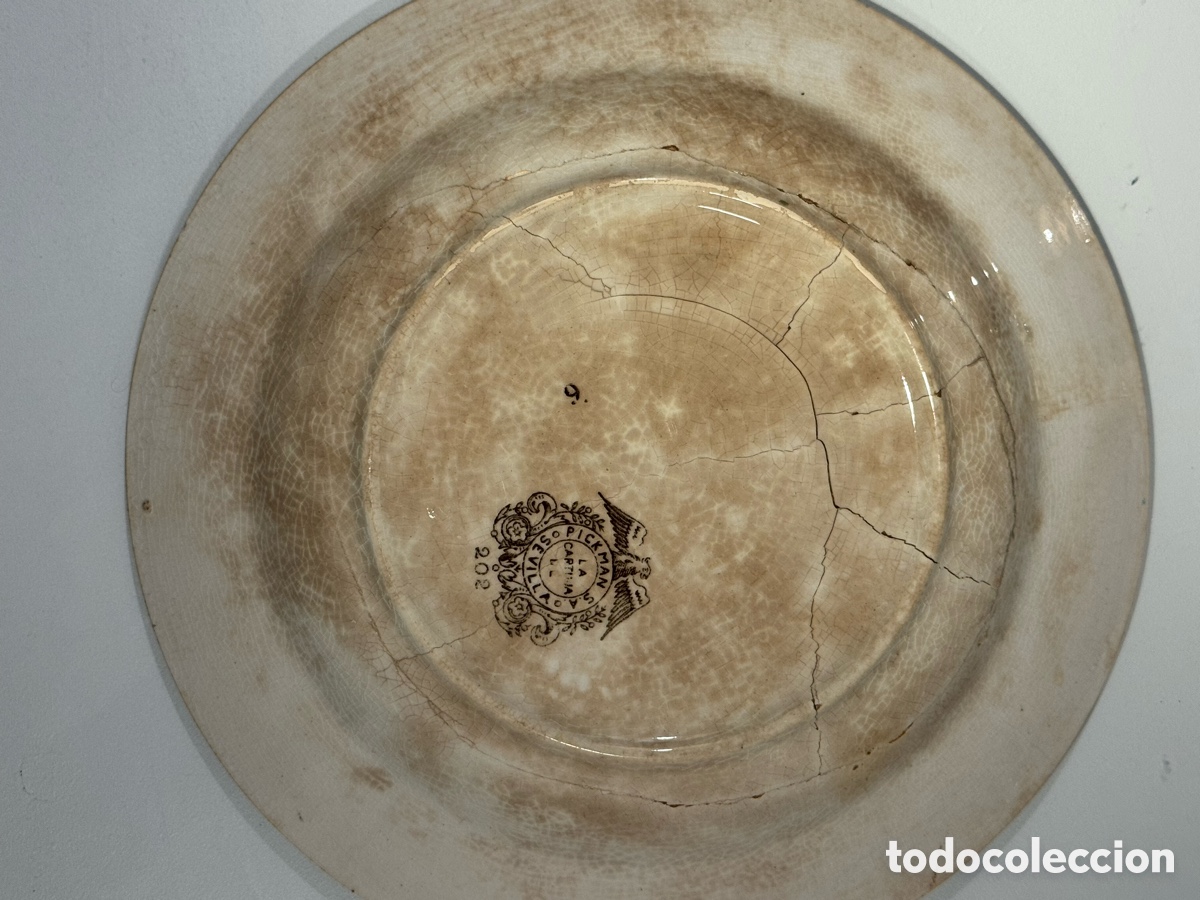 Antig&uuml;edades: Platos cer&aacute;mica colecci&oacute;n - Foto 4