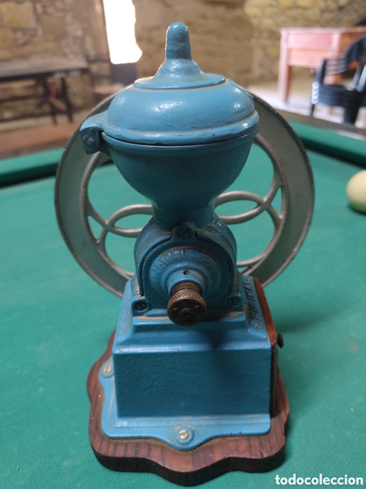 Antig&uuml;edades: Molinillo de caf&eacute; con rueda lateral - Foto 4