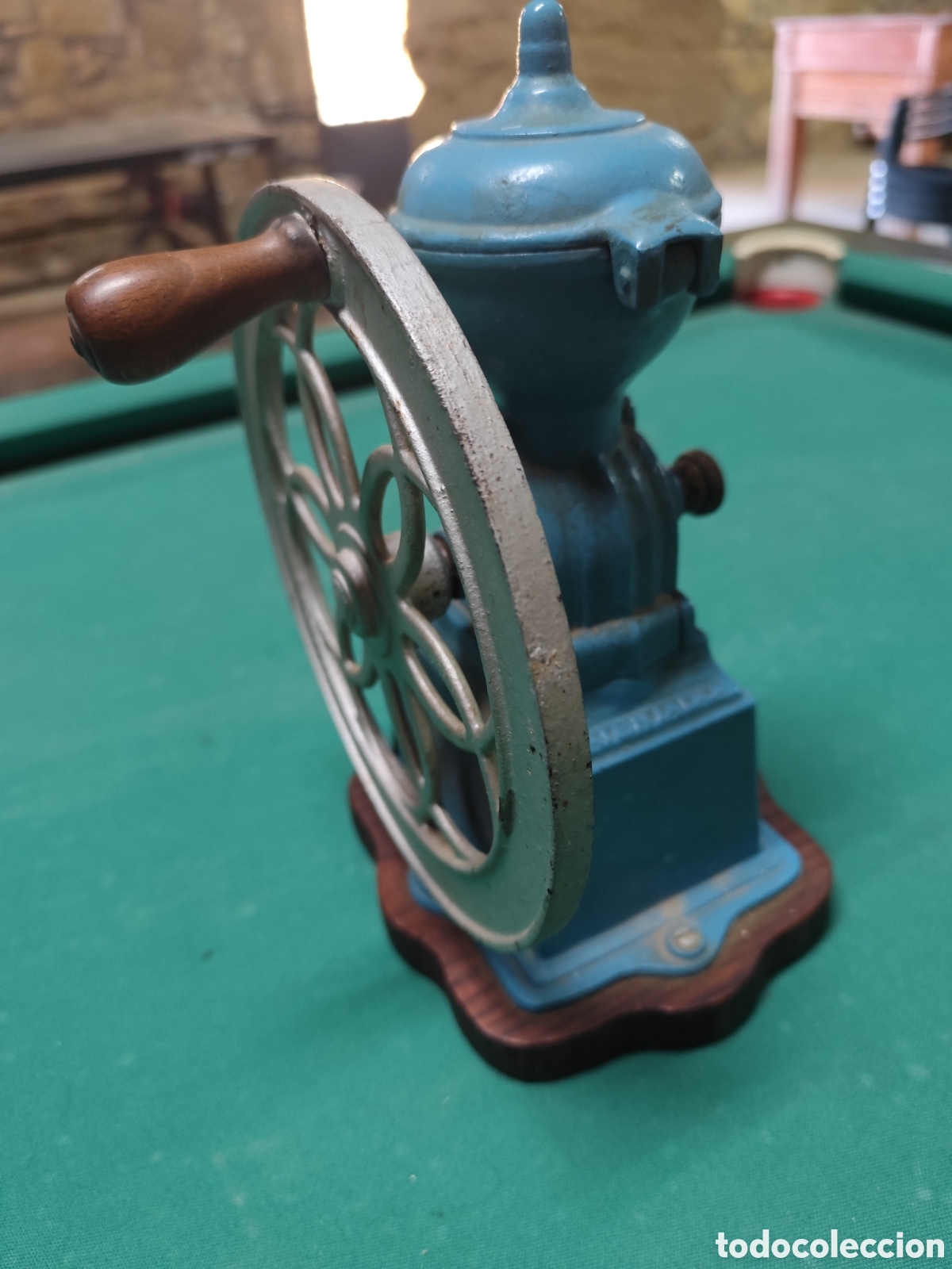 Antig&uuml;edades: Molinillo de caf&eacute; con rueda lateral - Foto 6