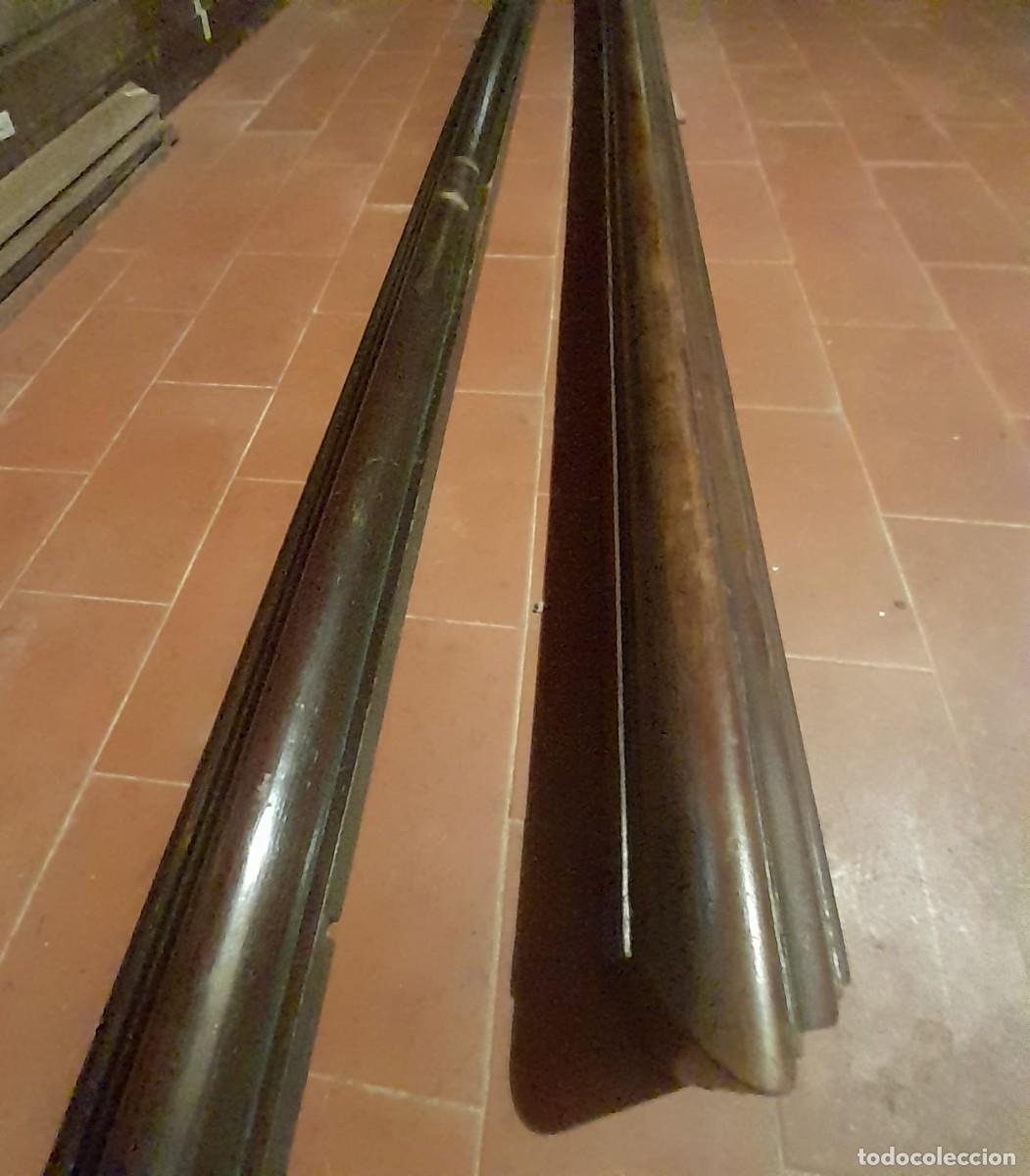 Antig&uuml;edades: DOS MOLDURAS DE CAOBA - Foto 1