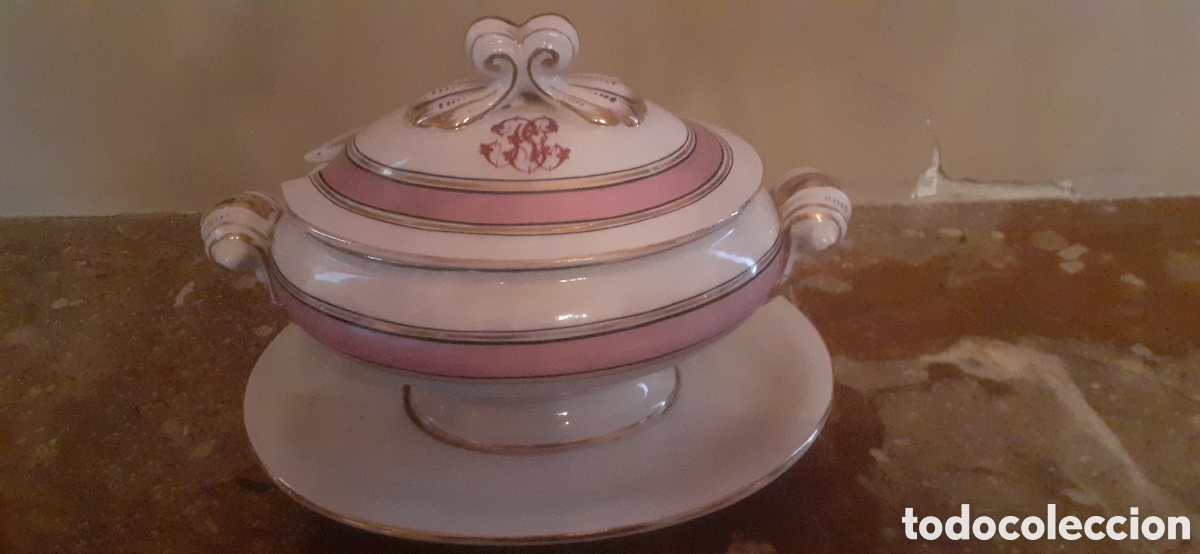 Antig&uuml;edades: Salsera de Pola con Plato - Foto 1