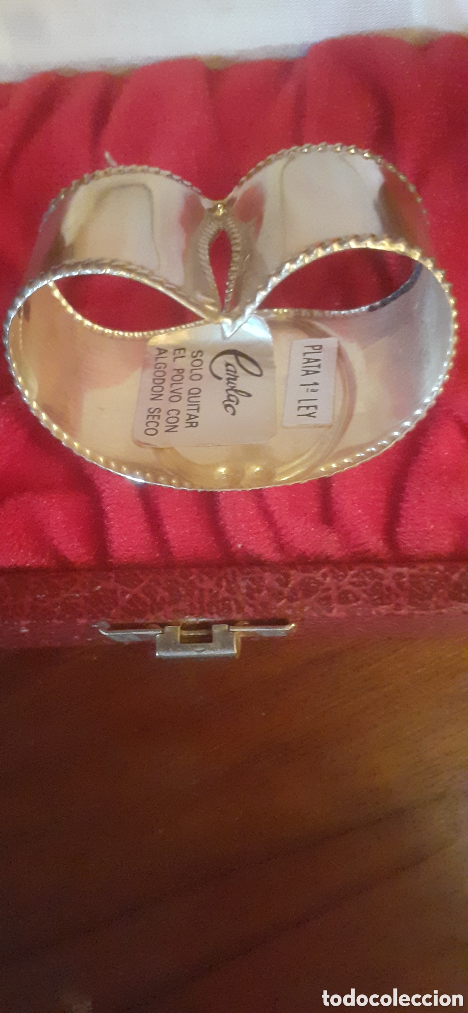 Antig&uuml;edades: Servilletero de Plata con Estuche - Foto 2
