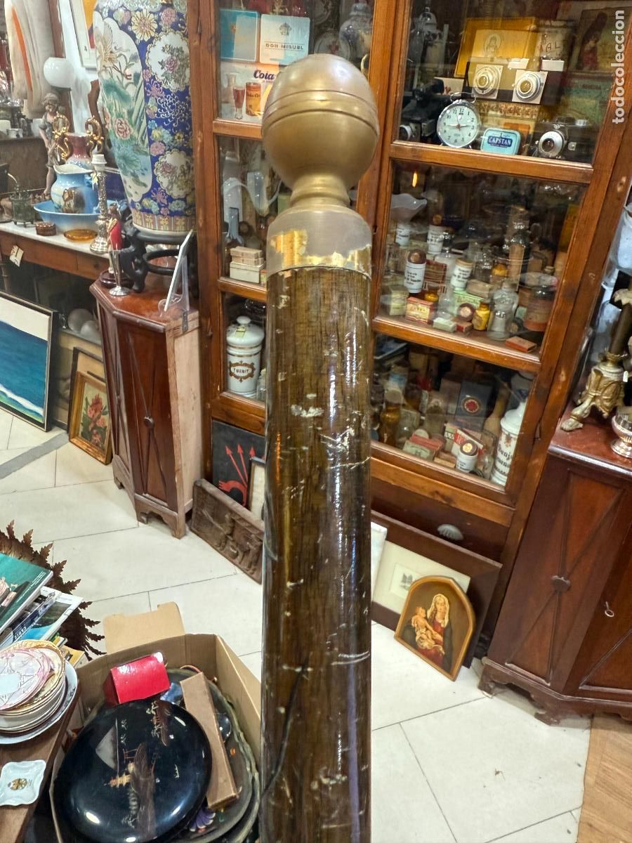 Antig&uuml;edades: ANTIGUO BASTON TRANSFORMABLE EN PALO DE BILLAR - Foto 7