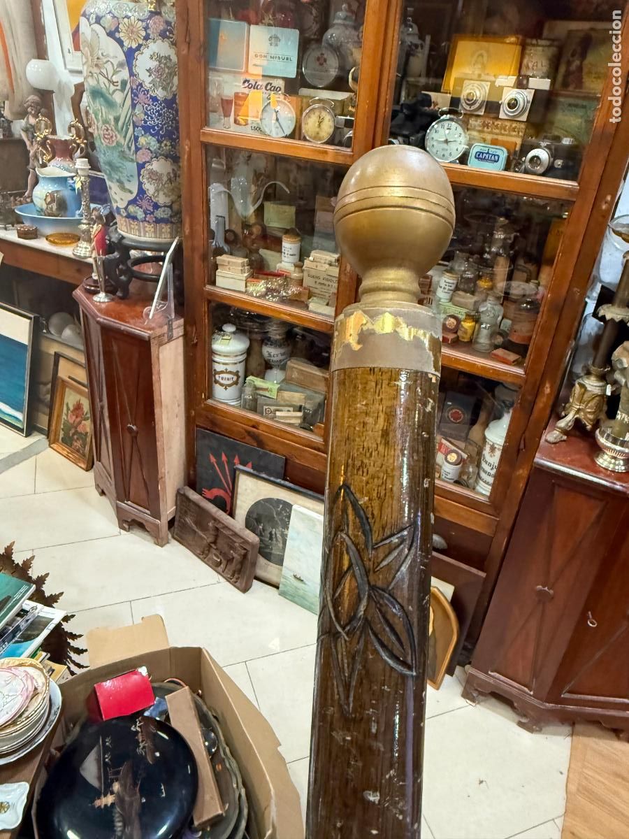 Antig&uuml;edades: ANTIGUO BASTON TRANSFORMABLE EN PALO DE BILLAR - Foto 8