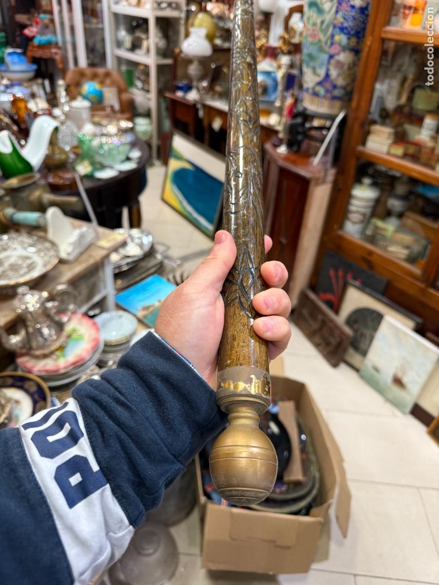 Antig&uuml;edades: ANTIGUO BASTON TRANSFORMABLE EN PALO DE BILLAR - Foto 10
