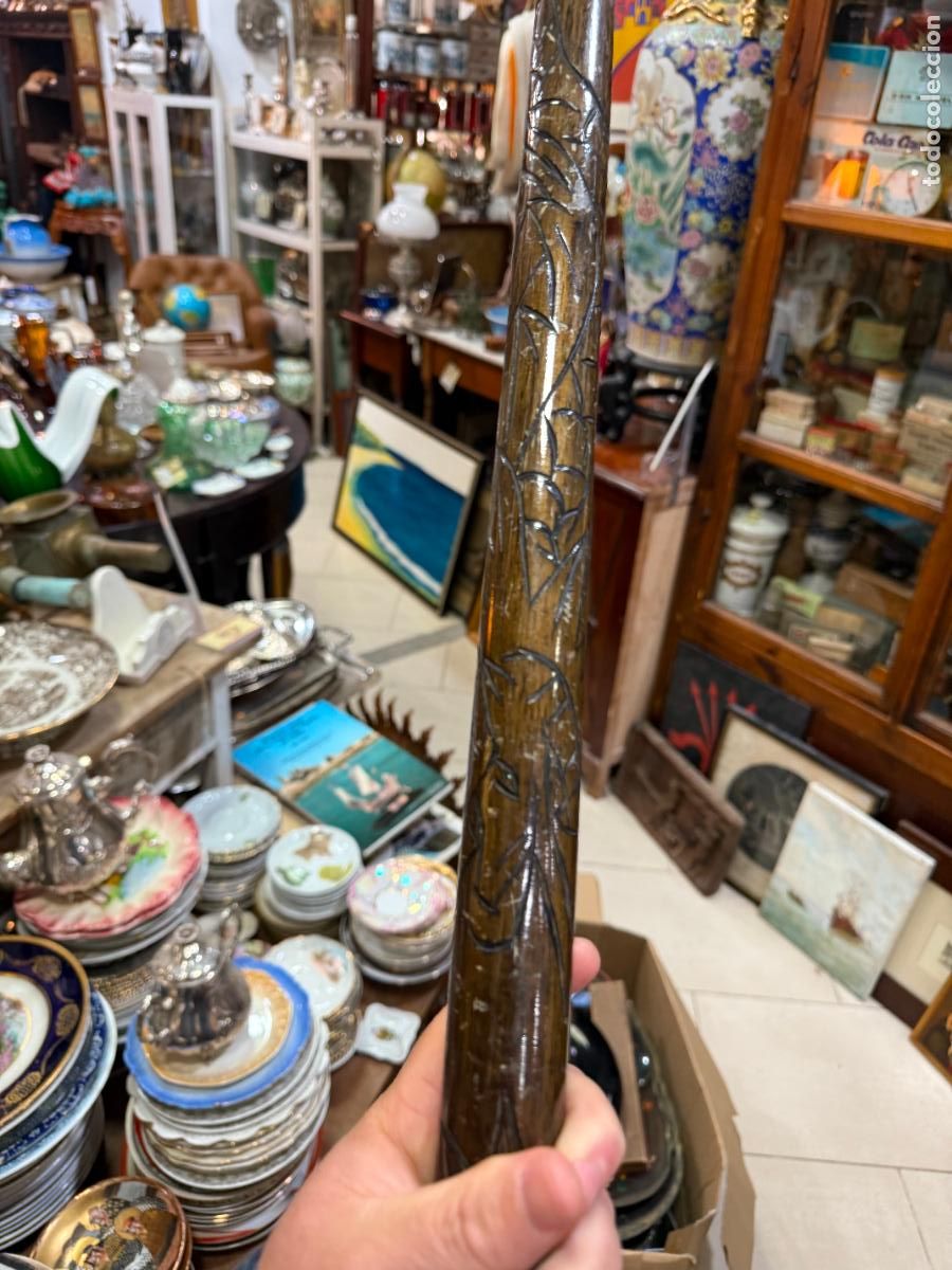 Antig&uuml;edades: ANTIGUO BASTON TRANSFORMABLE EN PALO DE BILLAR - Foto 11