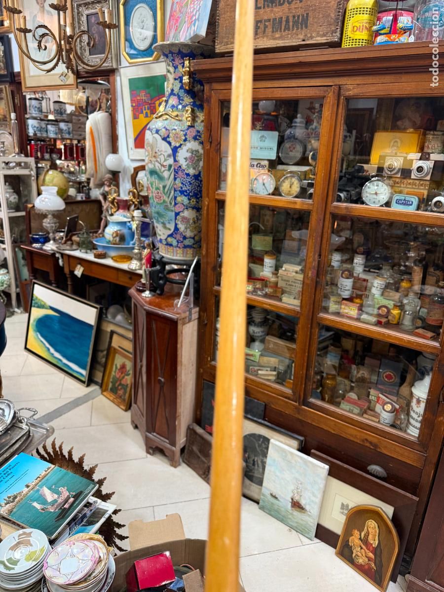 Antig&uuml;edades: ANTIGUO BASTON TRANSFORMABLE EN PALO DE BILLAR - Foto 13
