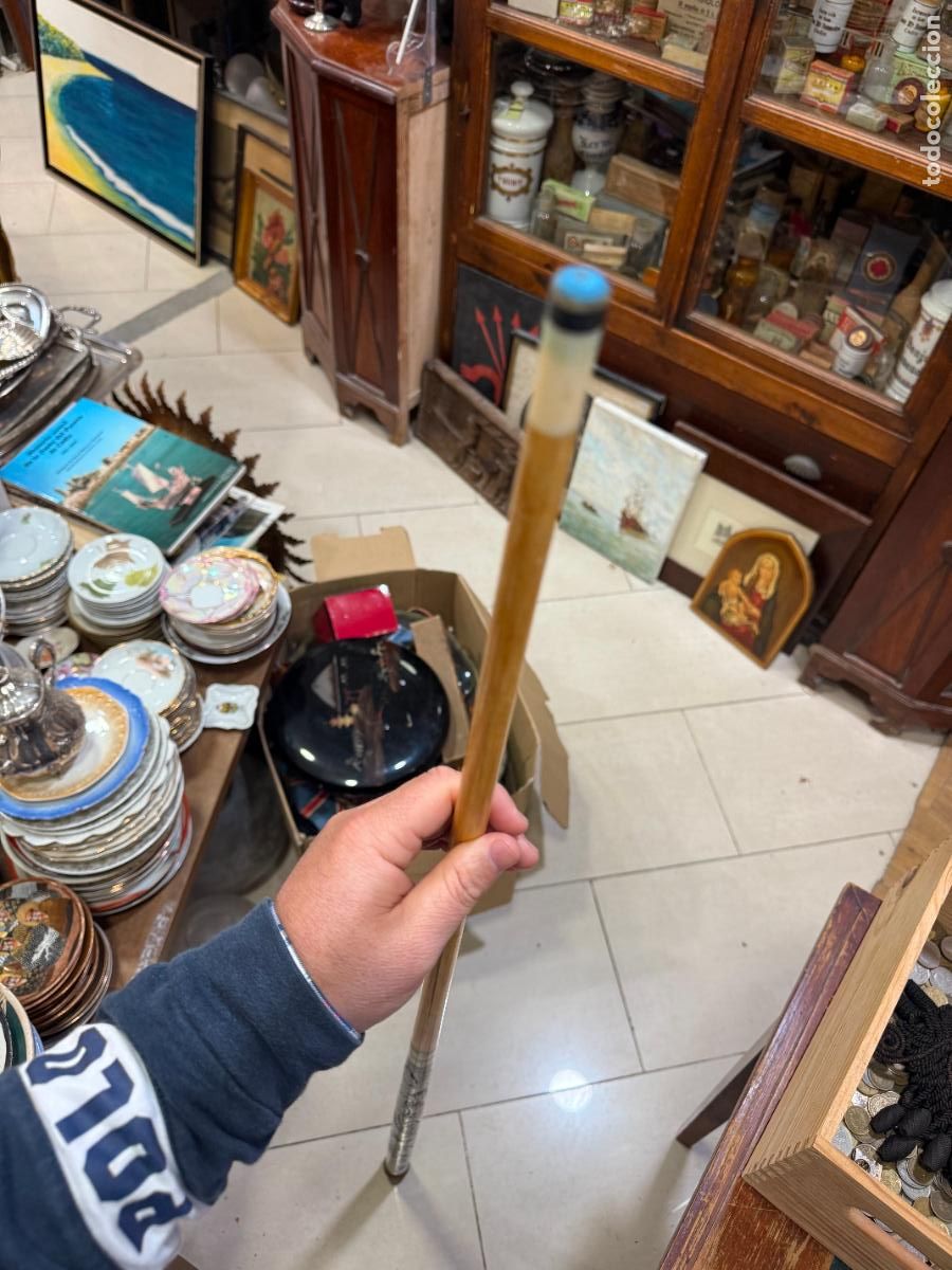 Antig&uuml;edades: ANTIGUO BASTON TRANSFORMABLE EN PALO DE BILLAR - Foto 14