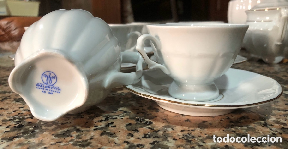 Antig&uuml;edades: Juego tazas completo - Foto 6