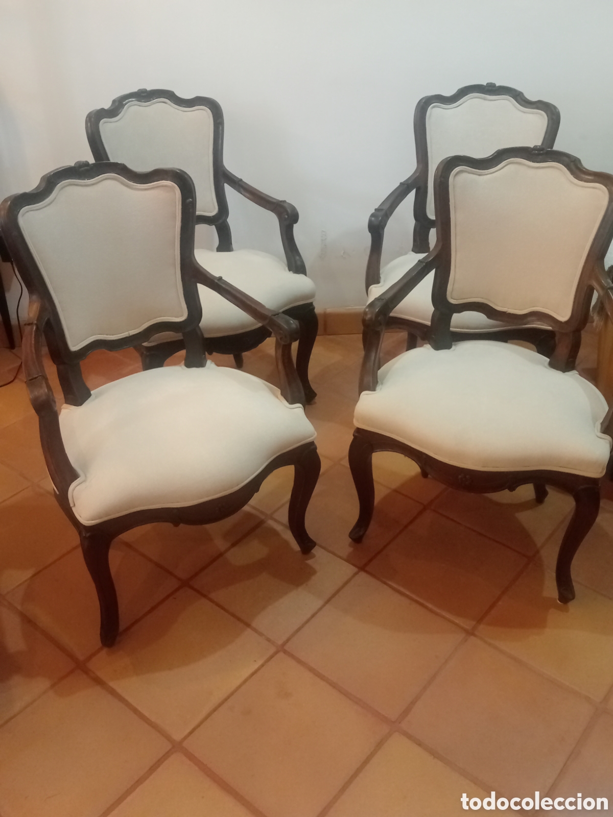 Antig&uuml;edades: Sillas del XVIII luis XV - Foto 1
