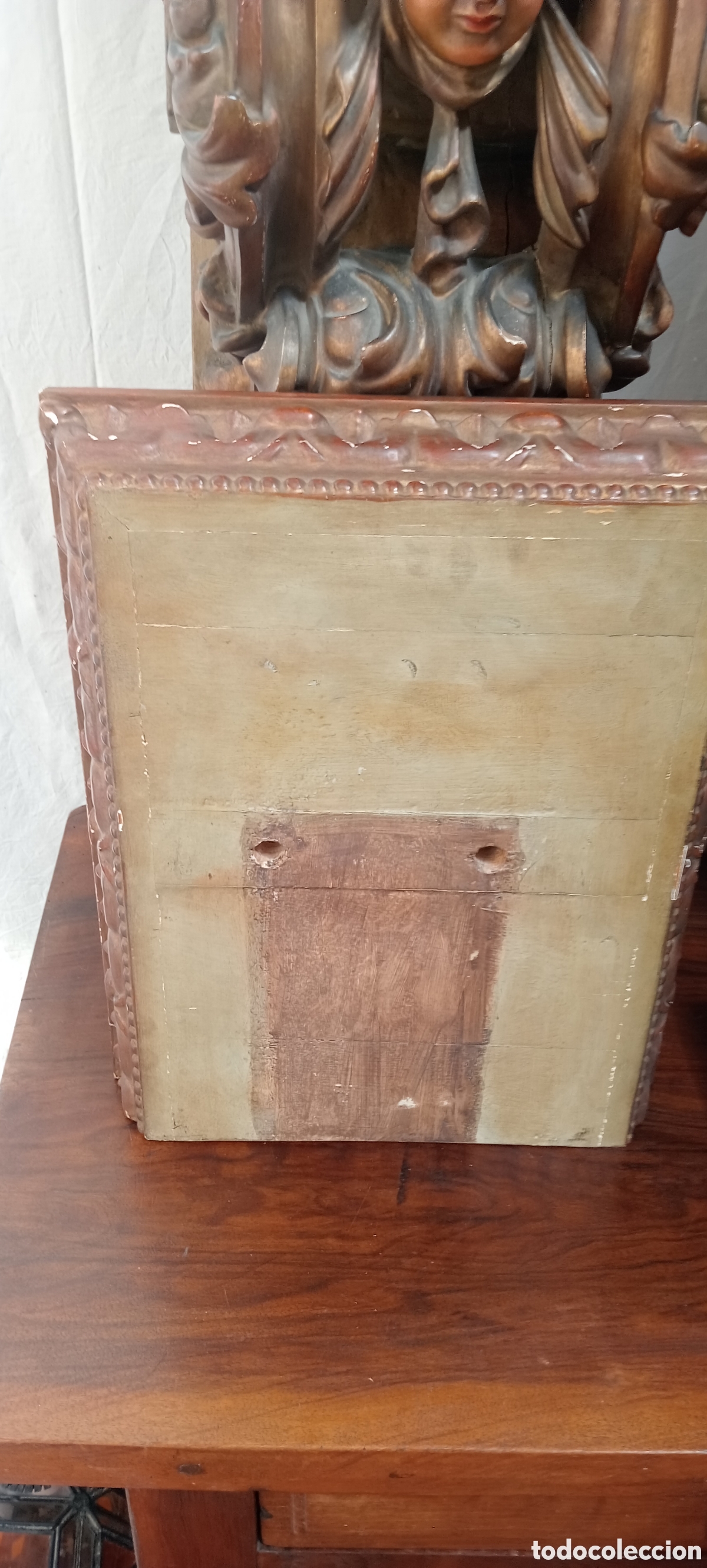 Antig&uuml;edades: M&eacute;nsulas en madera policrom&iacute;a - Foto 2