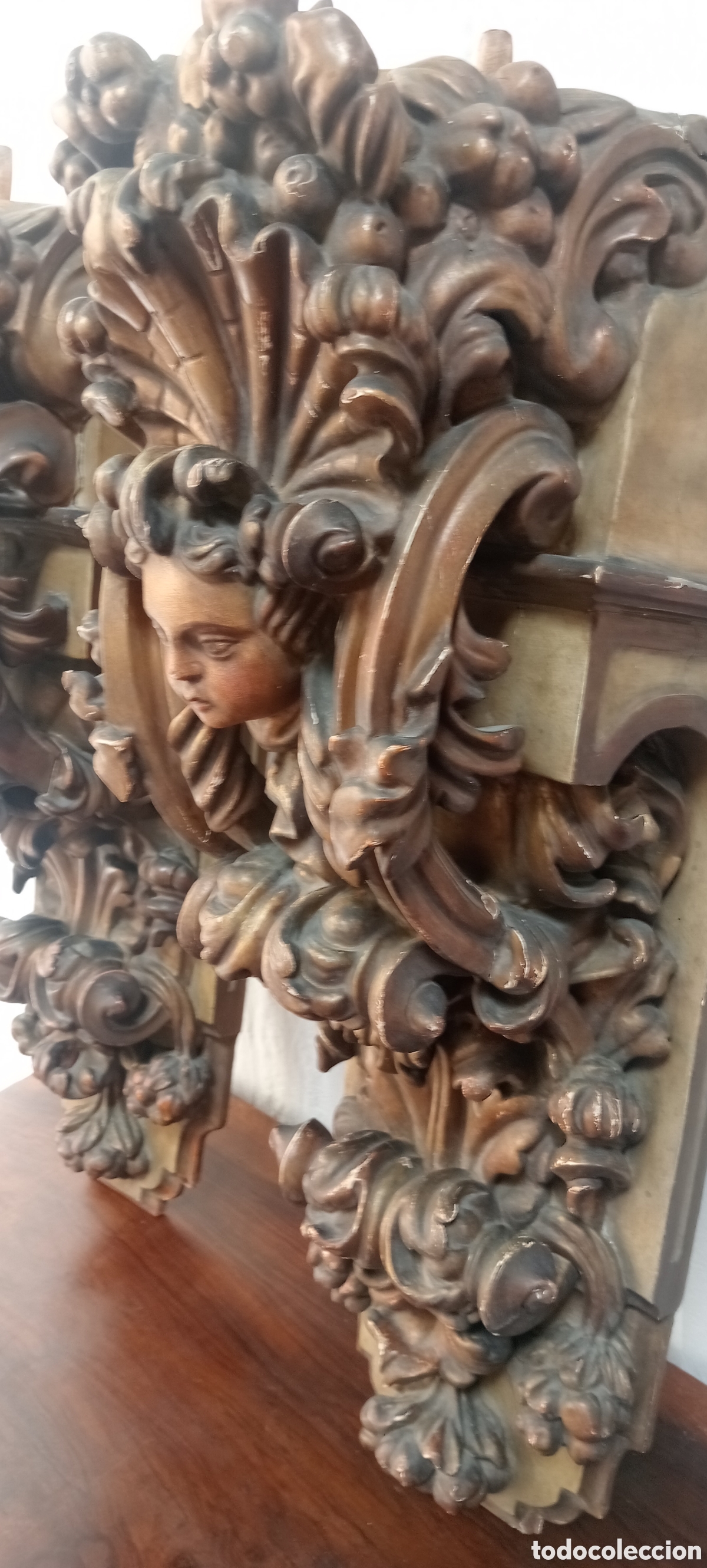 Antig&uuml;edades: M&eacute;nsulas en madera policrom&iacute;a - Foto 4