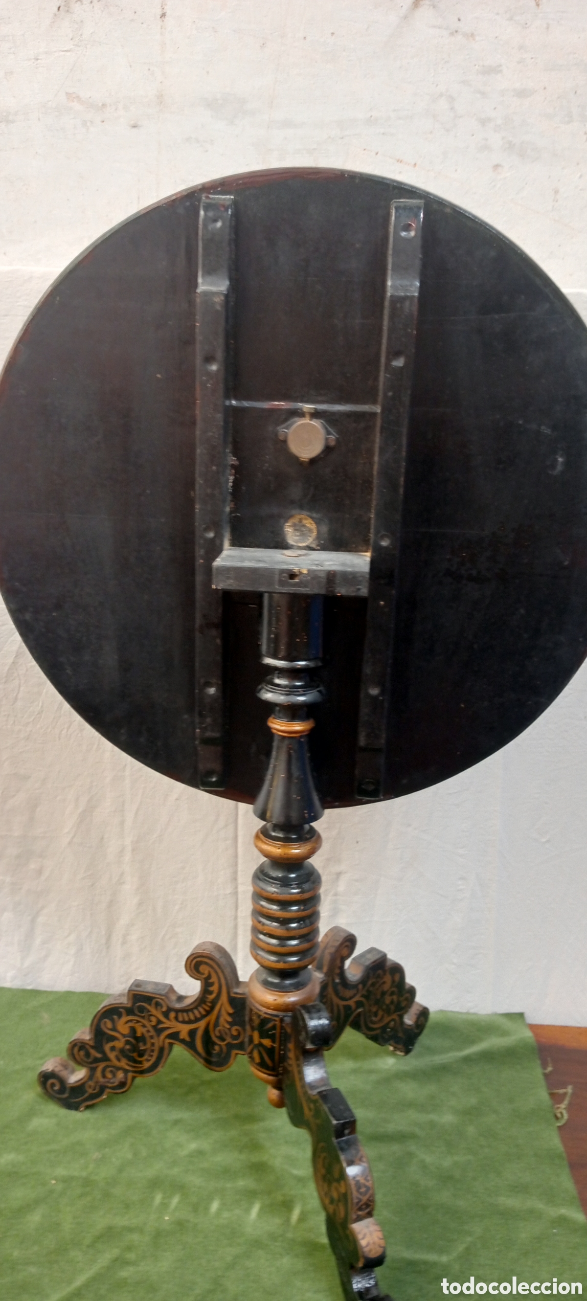 Antig&uuml;edades: Mesa de ajedrez del XIX - Foto 5