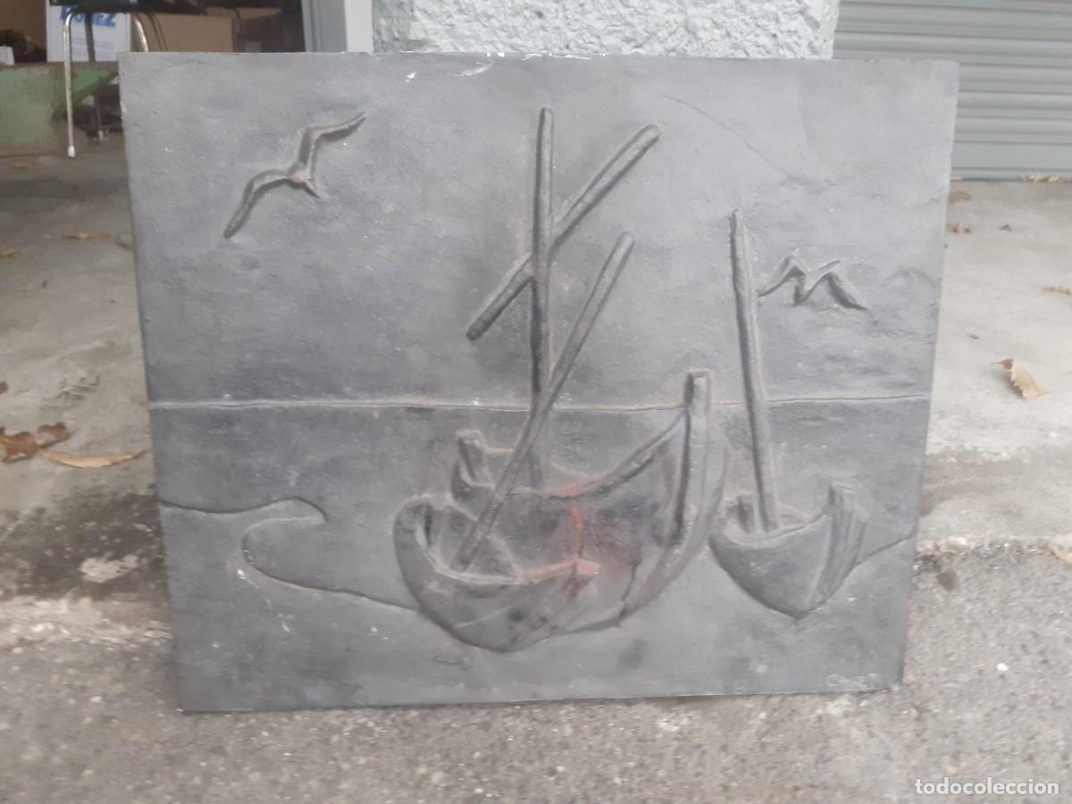 Antig&uuml;edades: Placa de chimenea, trasfuego, barcas - Foto 1