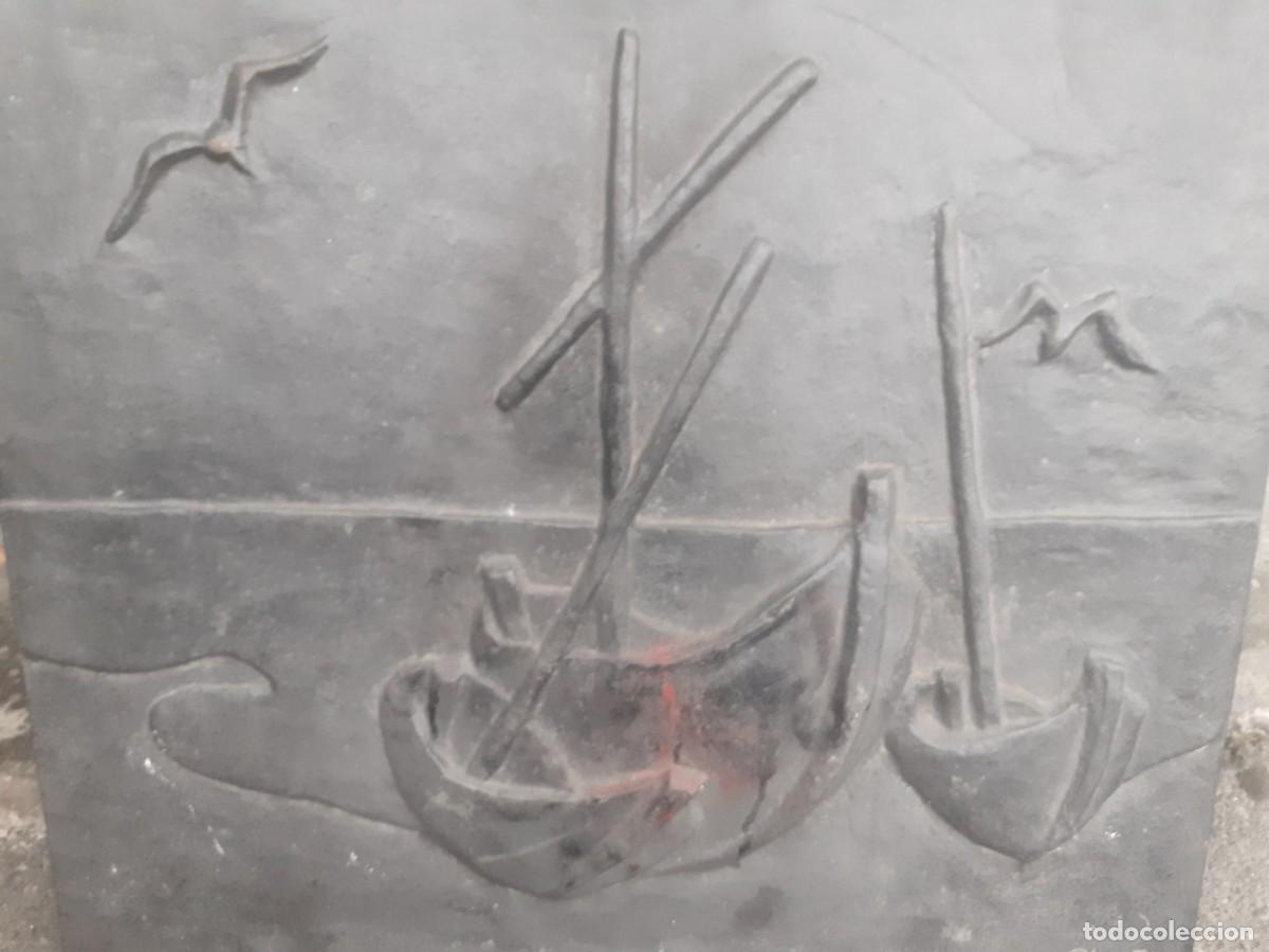 Antig&uuml;edades: Placa de chimenea, trasfuego, barcas - Foto 2