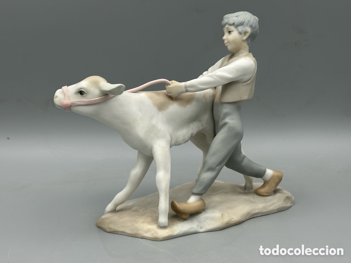 Antig&uuml;edades: REF: 01010311.13 &ldquo;NI&Ntilde;O TORO&rdquo; LLADR&Oacute; - Foto 1