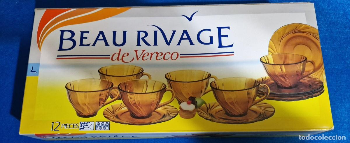 Antig&uuml;edades: JUEGO DE CAFE 12 PIEZAS BEAU RIVAGE DE VERECO -