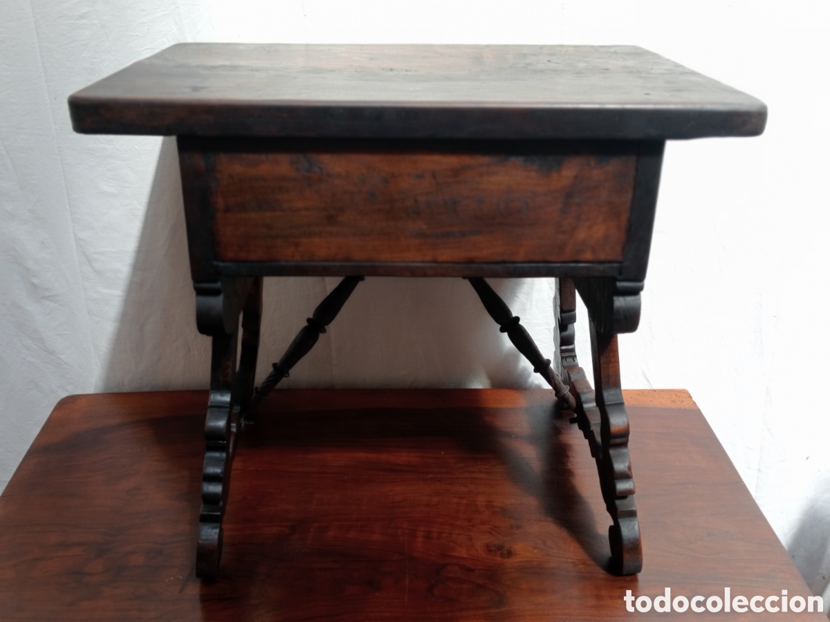 Antig&uuml;edades: Mesa de roble maciza - Foto 6