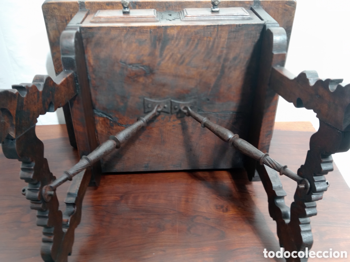Antig&uuml;edades: Mesa de roble maciza - Foto 7