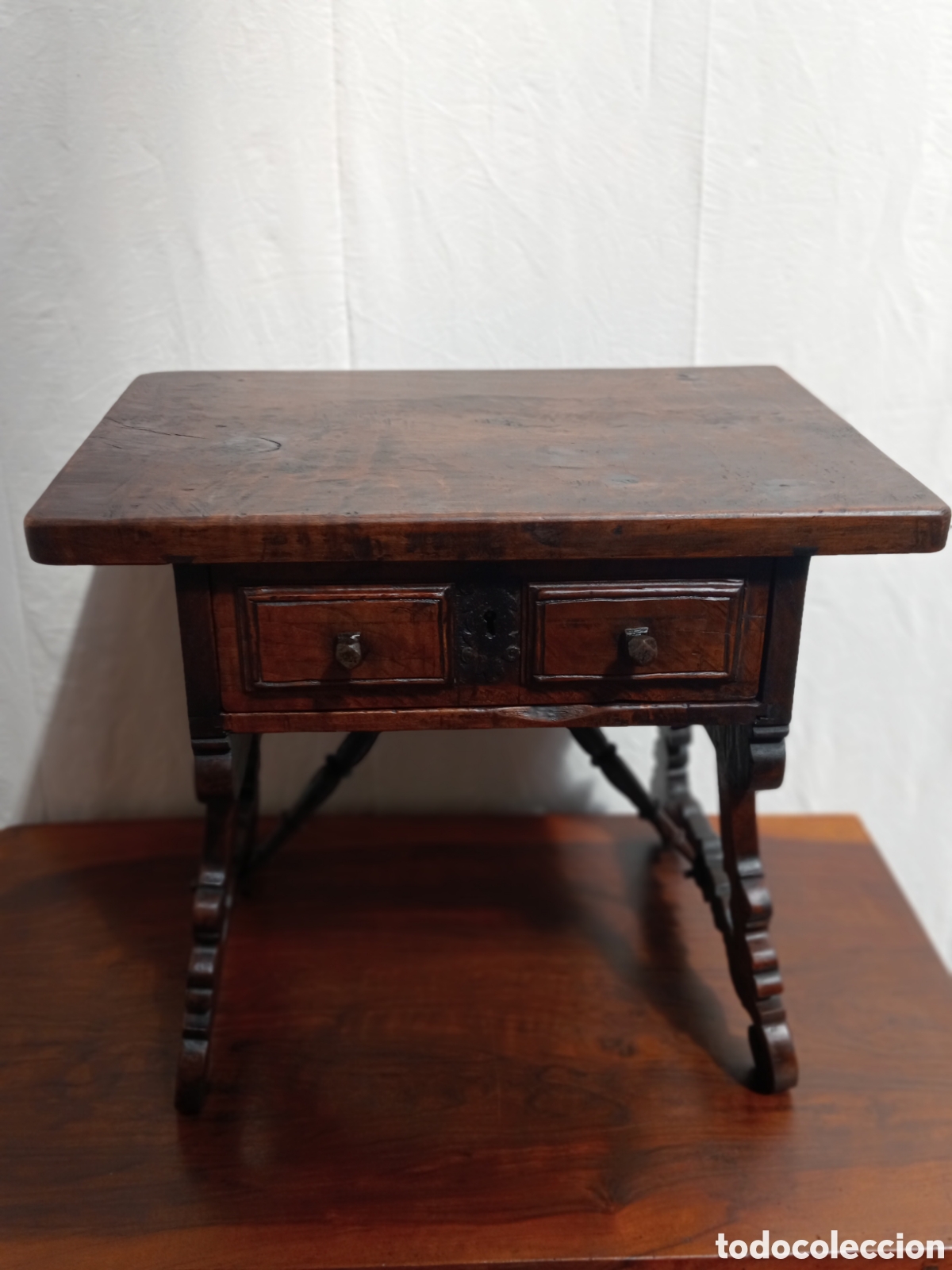 Antig&uuml;edades: Mesa de roble maciza - Foto 1