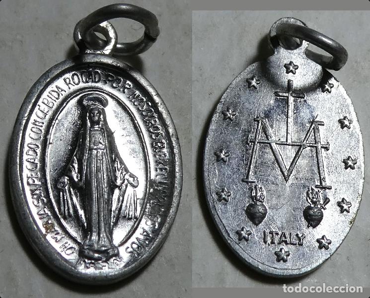 Antig&uuml;edades: Peque&ntilde;a medalla de la Virgen - Foto 1