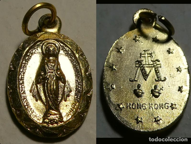 Antig&uuml;edades: Peque&ntilde;a medalla de la Virgen - Foto 1