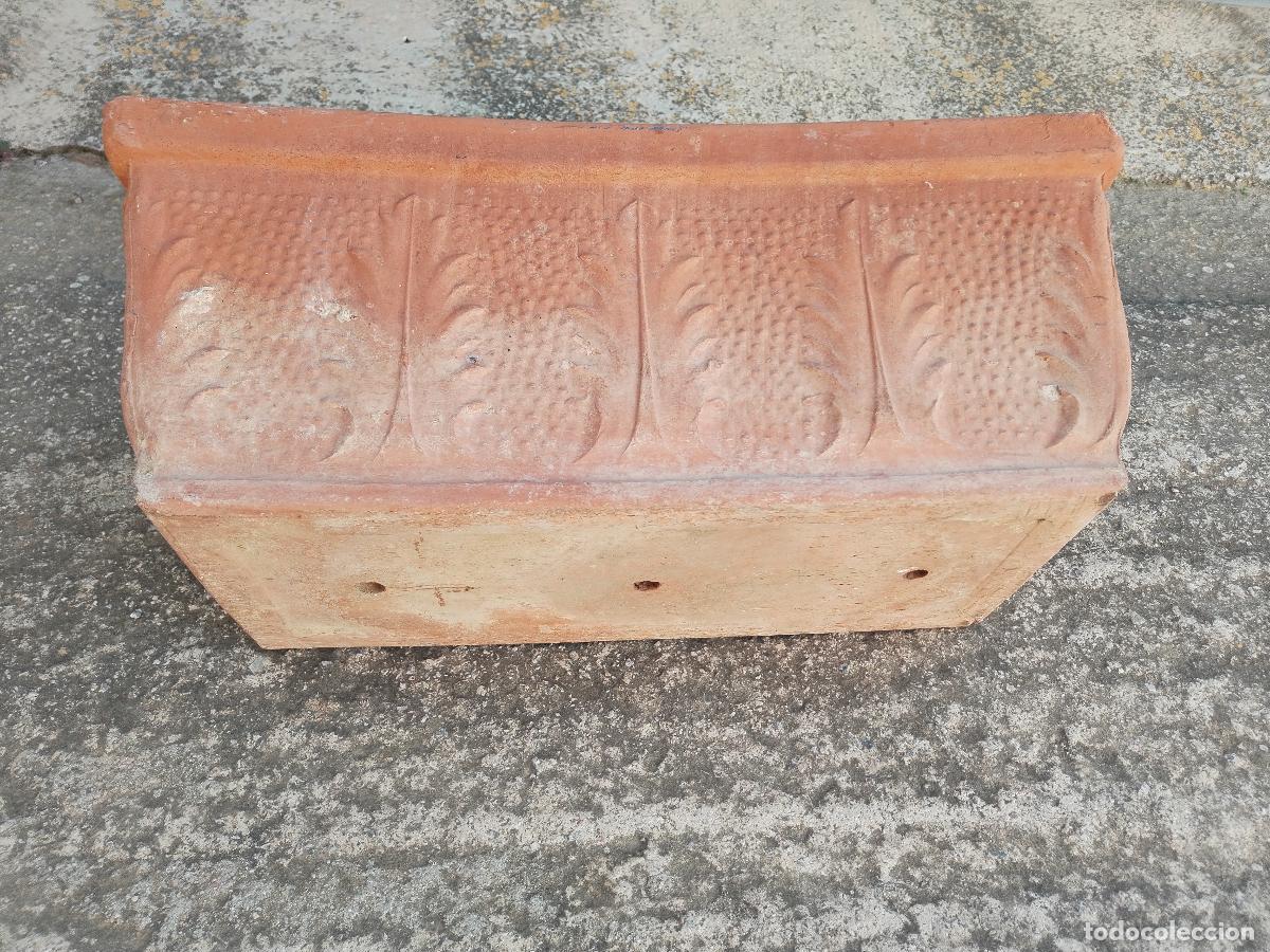 Antig&uuml;edades: macetero rectangular de terracota - Foto 7