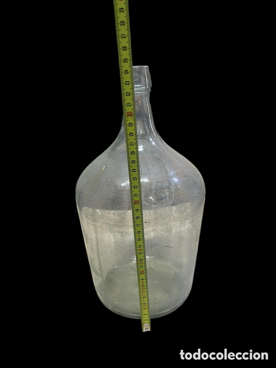 Antig&uuml;edades: Damajuana transparente - Foto 2