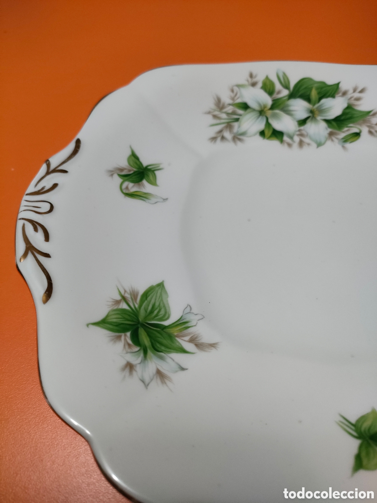 Antig&uuml;edades: Peque&ntilde;a bandeja para dulces Royal Adderley - Foto 3