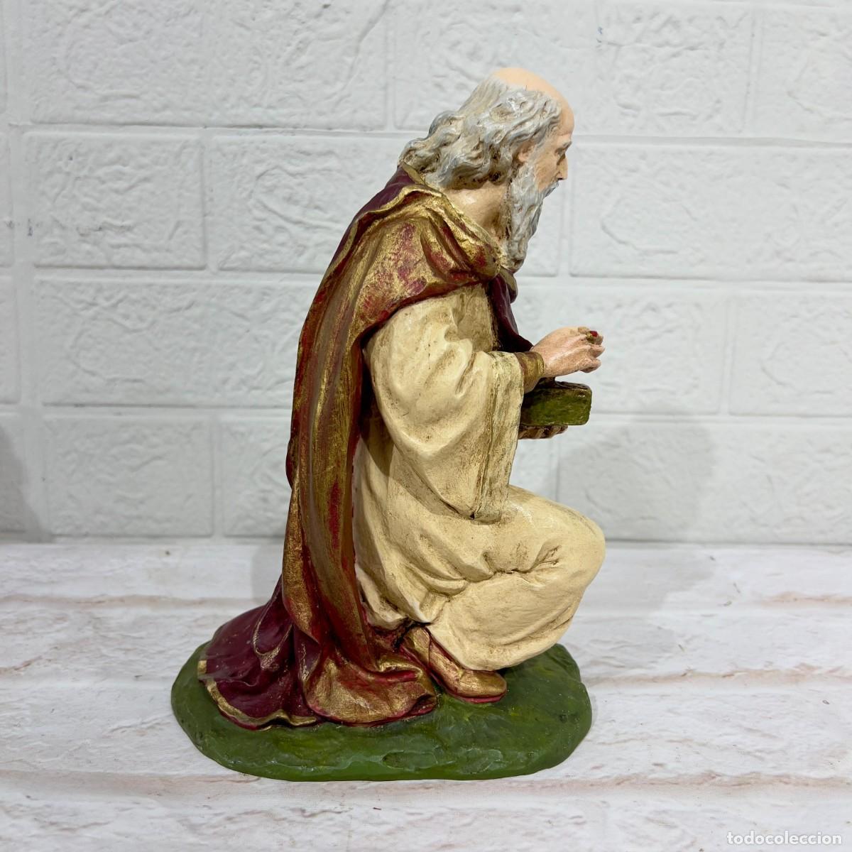 Antig&uuml;edades: Figuras de Bel&eacute;n decoradas a mano - Foto 2