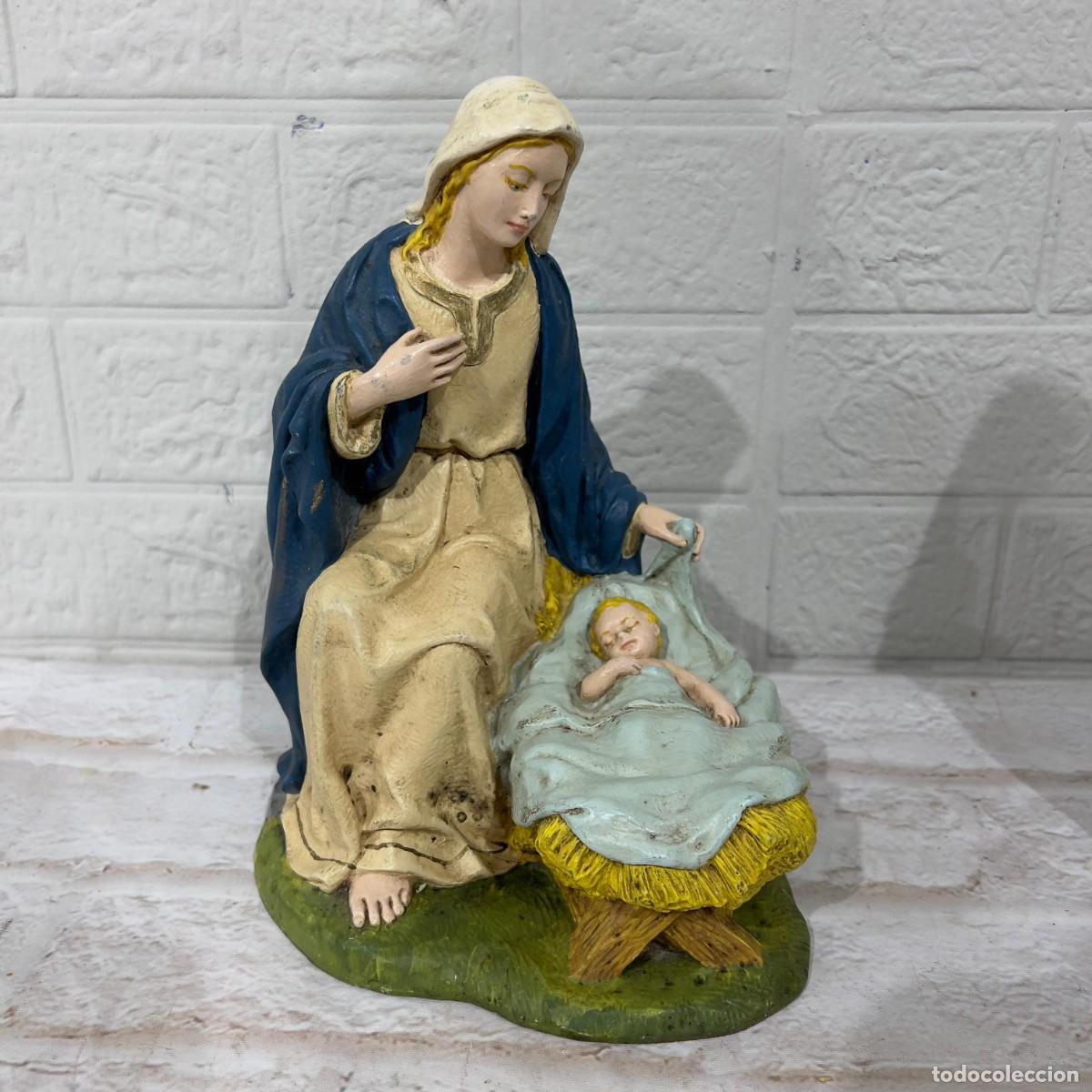Antig&uuml;edades: Figuras de Bel&eacute;n decoradas a mano - Foto 15