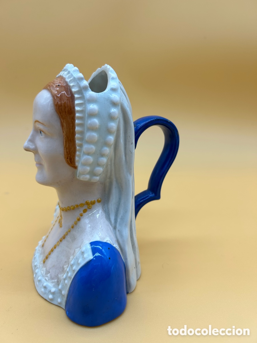 Antig&uuml;edades: Jarrita con asa, de porcelana inglesa - Foto 2